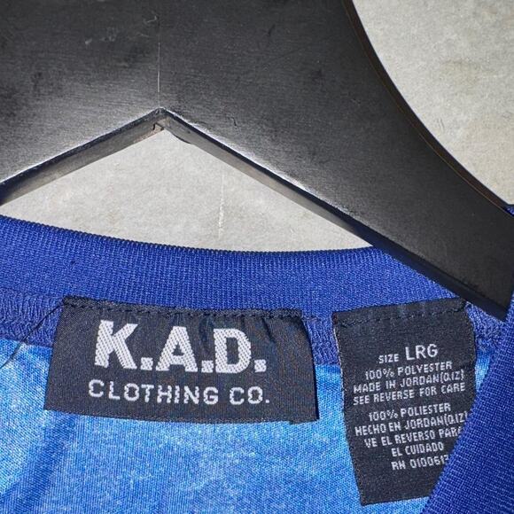 Blue y2k graffiti streetwear tee - Picture 3 of 3